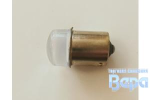 Лампа диод Т18 (BA15s - 1-контакт.)  9SMDх3030 WHIITE (прозрачная линза)