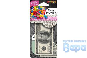 Ароматизатор-подвеска бумажный 'БАНКНОТА '100 $' Easy Money (Bubble Gum)