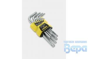 Набор ключей TORX 9 пр. T10H-T50H Г-образных WMC TOOLS
