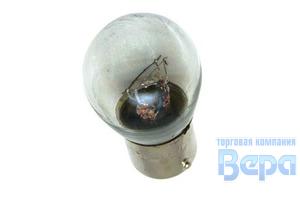 Лампа P21/4W (BAY15d - 2х-контактная) 12V (в стоп сигнал,повторитель) смещ.цоколь HD VETTLER