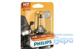 Лампа H 7 (PX26d)  55W 12V + 30% PREMIUM (блистер)