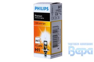 Лампа H 1 (P14,5s), 55W 12V + 30%,PRЕMIUM (повыш.светоотдачей,дают увеличение освещённости до 30%)