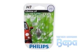 Лампа H 7 (PX26d)  55W 12V LONG LIFE ECO VISION (блистер)