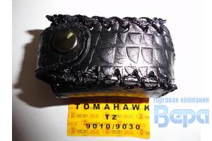 Чехол для брелока Tomahawk TZ-7010/9010/9020/9030  плетенка с кнопкой,кожа черная