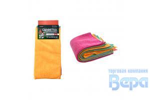 Салфетка-микрофибра Набор ( 6шт) 30 х 30 см, 200г/м Li-Sa