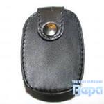 Чехол для брелока SHERIFF ZX 925/1050 кобура на подложке с кнопкой,кожа черная