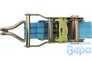 Стяжка для крепления груза с трещеткой  2,0т ( 8м х38 мм) с натяжными крюками (АС3808)