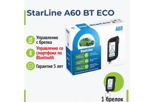 Сигнализация StarLine A60 ECO  ВТ 2-х сторонняя связь, 1 брелока