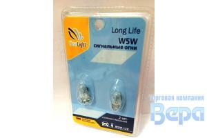 Лампа W 5W (T10) б/цок. 12V (блистер/2шт) ClearLight