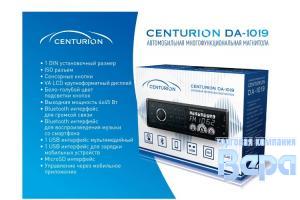 Автомагнитола CENTURION DA-1019 4x50 Вт 2USB/SD-карта,Bluetooth, AUX,FM радио,зарядка моб.устройств.