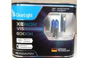 Лампа H 1 (P14,5s), 55W 12V  XenonVision 6000 K (евробокс/2 шт).Разработано в Германии.