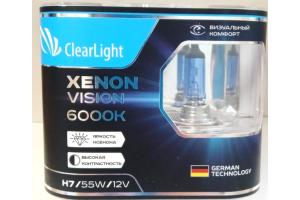 Лампа H 7 (PX26d)  55W 12V XenonVision 6000 К( евробокс/2шт).Разработано в Германии.