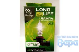Лампа HB3 (9005) P20d 60W 12V +50% LongLife ClearLight. Разработано в Германии.