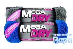 Салфетка-микрофибра 40 х 40 см Mega Dry, 300гр/м
