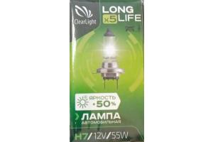Лампа H 7 (PX26d)  55W 12V + 50% LongLife (1шт/в коробке).Разработано в Германии.