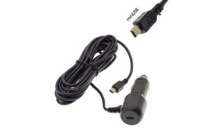 Зар.уст-во для в/регистр.,навигаторов и др. miniUSB+Type-C 12/24V, длина 3,5м. TDS