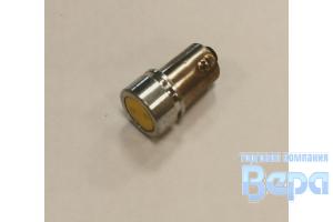 Лампа диод Т10 (BA9s) 1-конт.  1HP линза WHITE с радиатором охлаждения