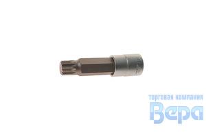 Насадка 1/2"DR сплайн М14х100мм, удлиненная