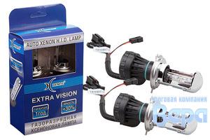 Лампа ксеноновая H 4 3000К Xenite Extra Vision H/L (переключение ближний/дальний)+30% (к-т/2шт).
