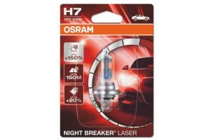 Лампа H 7 (PX26d)  55W 12V +130% NIGHT BREAKER LASER