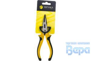 Пассатижи-тонкогубцы изогнутые 152мм ЭВРИКА