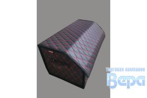 Органайзер в багажник-КЕЙС (50х30х30см) Черный Ромб (Красная двойная строчка)