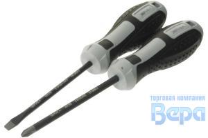 Набор отверток  2пр. (SL5,5 5x100, PH2 6x100) на блистере ЭВРИКА