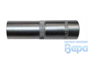 Головка свечная 3/8" 14мм 12-ти гранная шарнирная с магнитом LINE