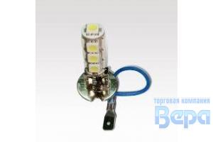 Лампа диод HB4 (9006)  13SMDx 5050 WHITE (фарная)