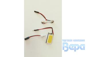 Лампа-Панель диод  1HP х 5050 (32х16мм) WHITE c проводом для подключения