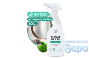 Очиститель стекол Clean Glass Prof  600мл (триггер) GraSS зеркал, пластика, хрома и кафеля