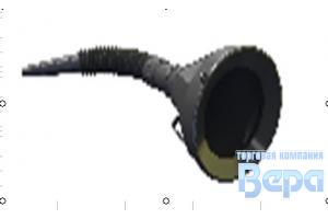 Воронка пластиковая НЕПРОЛИВАЙКА d-135мм (чёрная) с латунным ситом