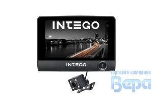 Видеорегистратор с экраном INTEGO VX-315DUAL с 2-я камерами (3-я опционная) + карта 32GB ( black)