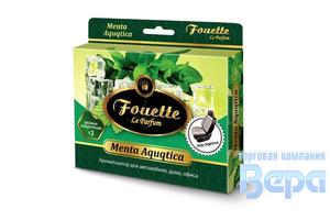 Ароматизатор под сиденье 2-ой концентр 'Fouette Parfum' (200мл) Menta Aquqtica/Мятная свежесть